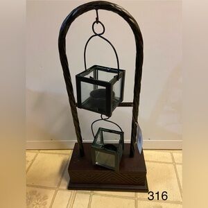 Decorative Pier 1 duel tea light Lantern Holder